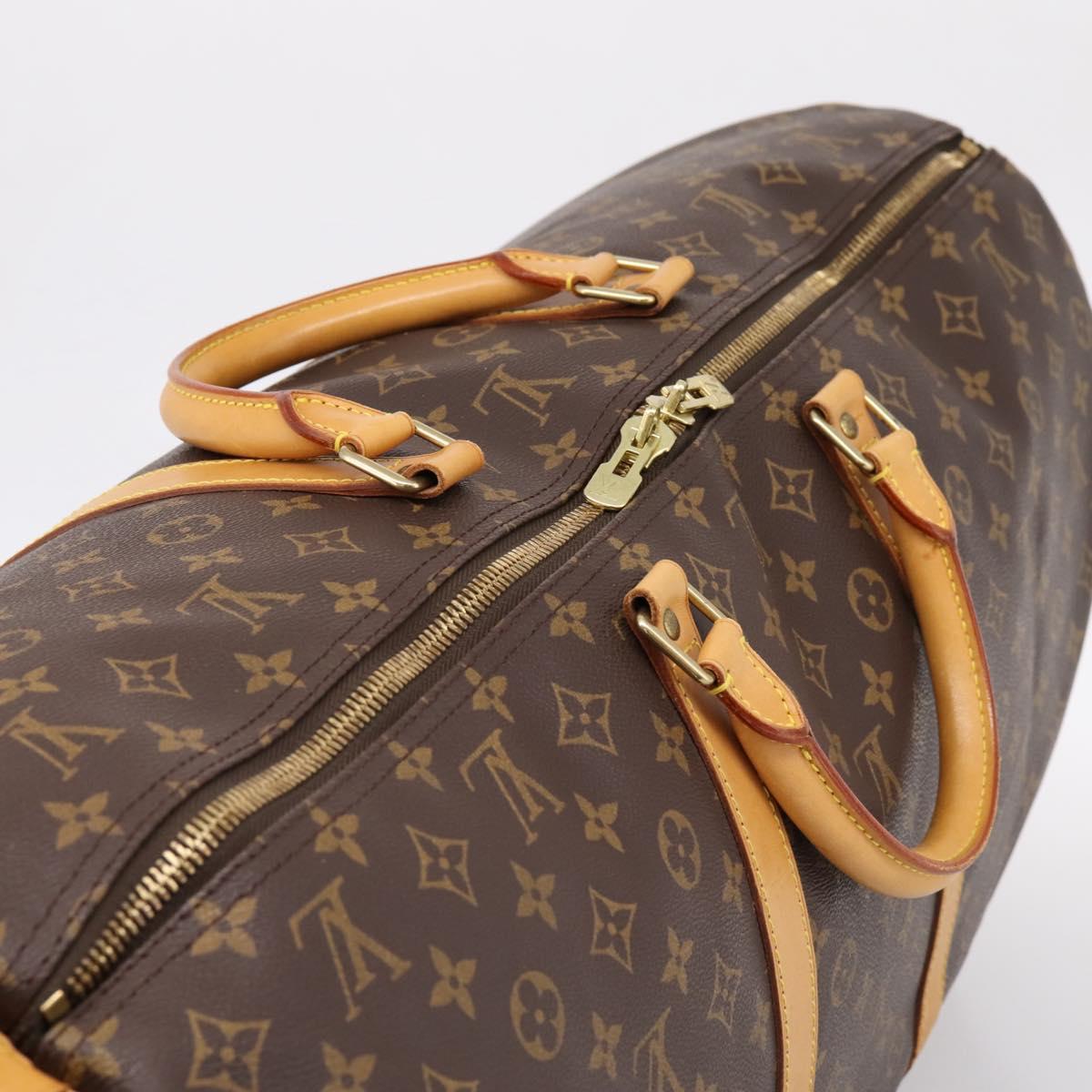 LOUIS VUITTON Monogram Keepall 60 Boston Bag M41422 LV Auth ka5607