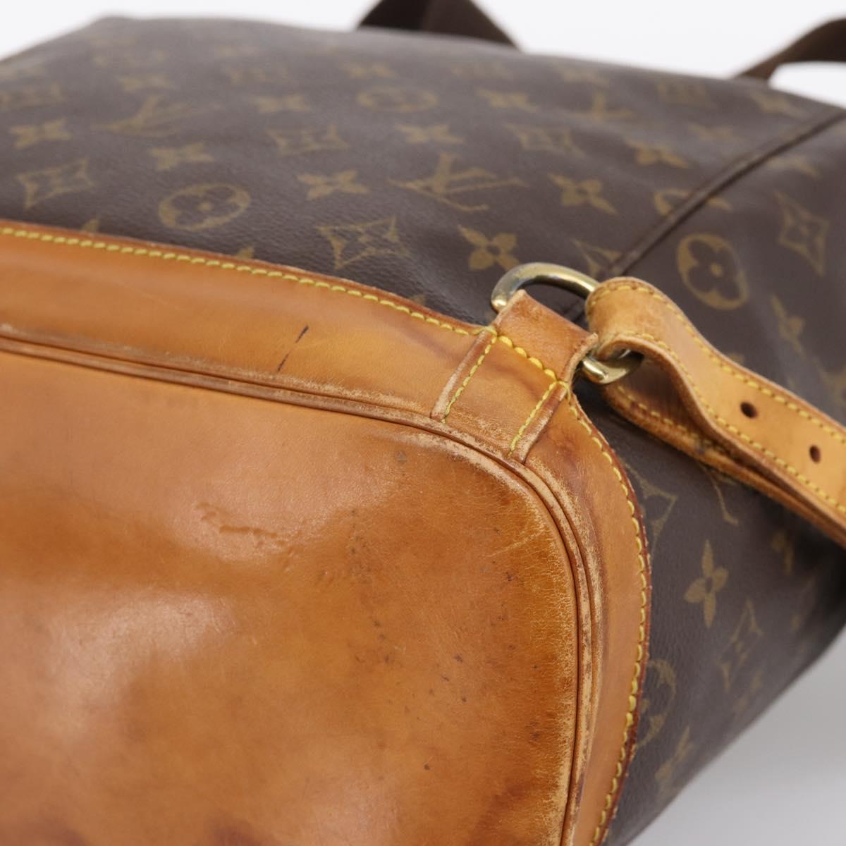 LOUIS VUITTON Monogram Montsouris GM Backpack M51135 LV Auth ka5611