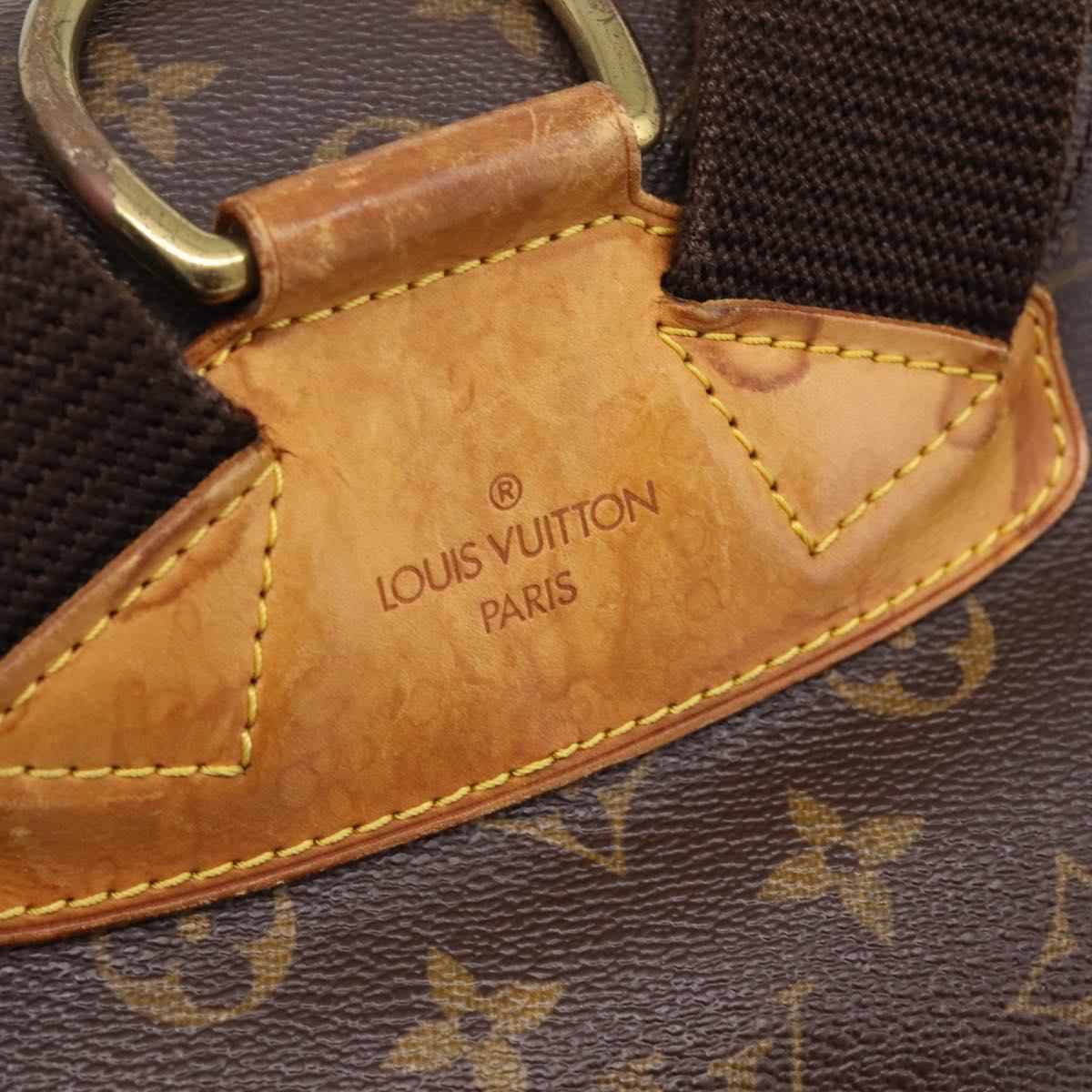 LOUIS VUITTON Monogram Montsouris GM Backpack M51135 LV Auth ka5611