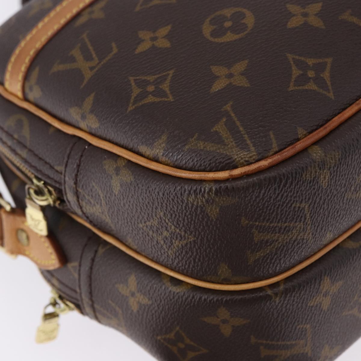 LOUIS VUITTON Monogram Reporter PM Shoulder Bag M45254 LV Auth ka5615