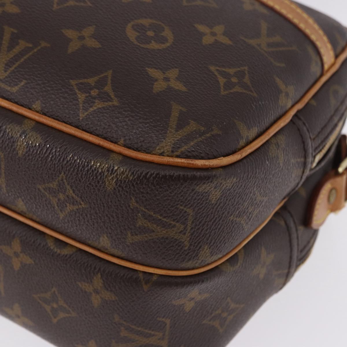 LOUIS VUITTON Monogram Reporter PM Shoulder Bag M45254 LV Auth ka5615