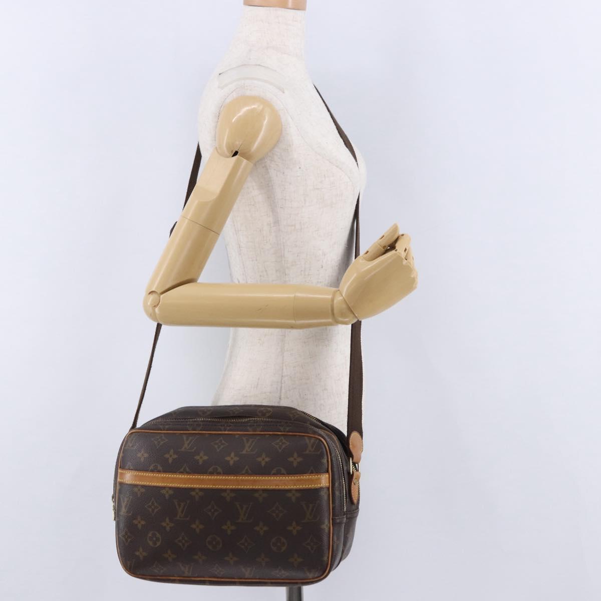 LOUIS VUITTON Monogram Reporter PM Shoulder Bag M45254 LV Auth ka5615