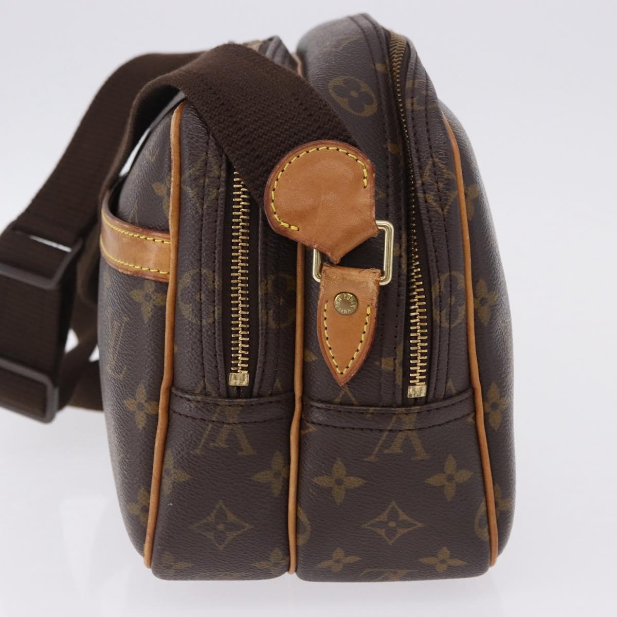 LOUIS VUITTON Monogram Reporter PM Shoulder Bag M45254 LV Auth ka5615