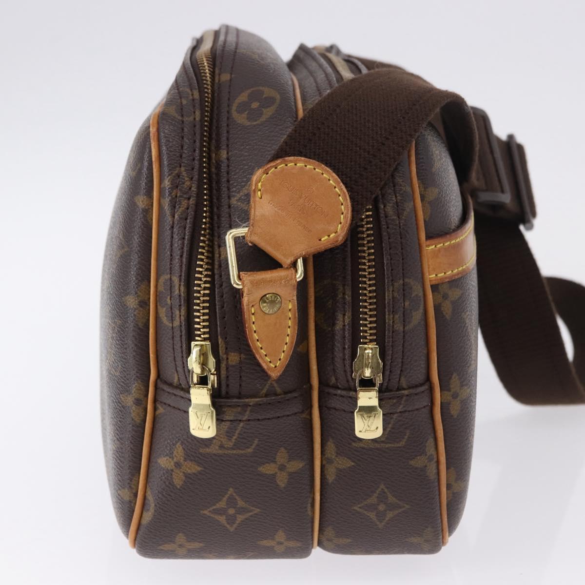 LOUIS VUITTON Monogram Reporter PM Shoulder Bag M45254 LV Auth ka5615