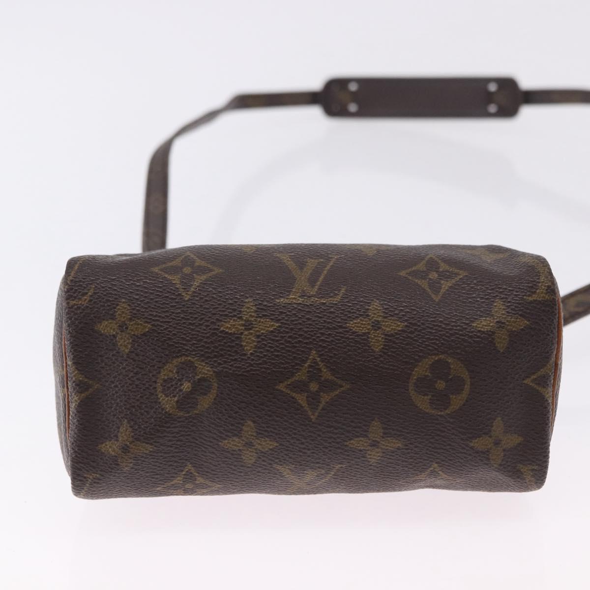 LOUIS VUITTON Monogram Mini Speedy Hand Bag M41534 LV Auth ka5620