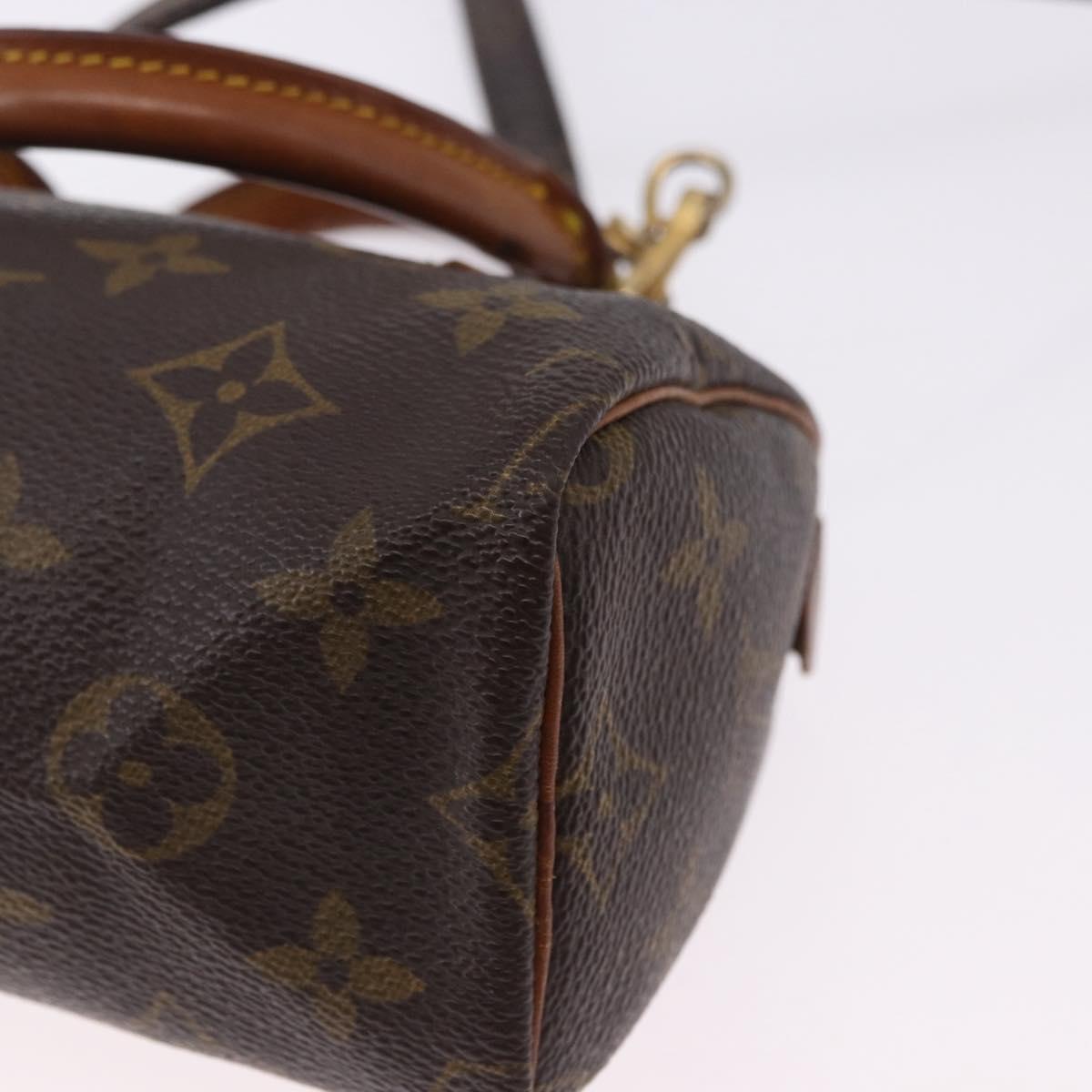 LOUIS VUITTON Monogram Mini Speedy Hand Bag M41534 LV Auth ka5620