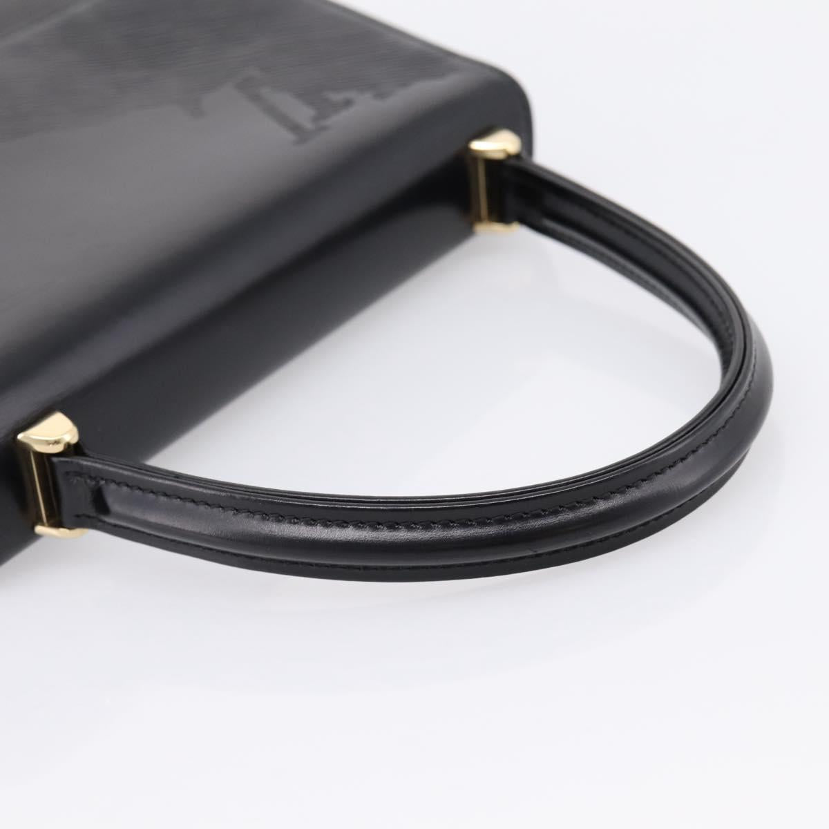 LOUIS VUITTON Epi Opera Line Athens Hand Bag Noir Black M63902 LV Auth ka5621V