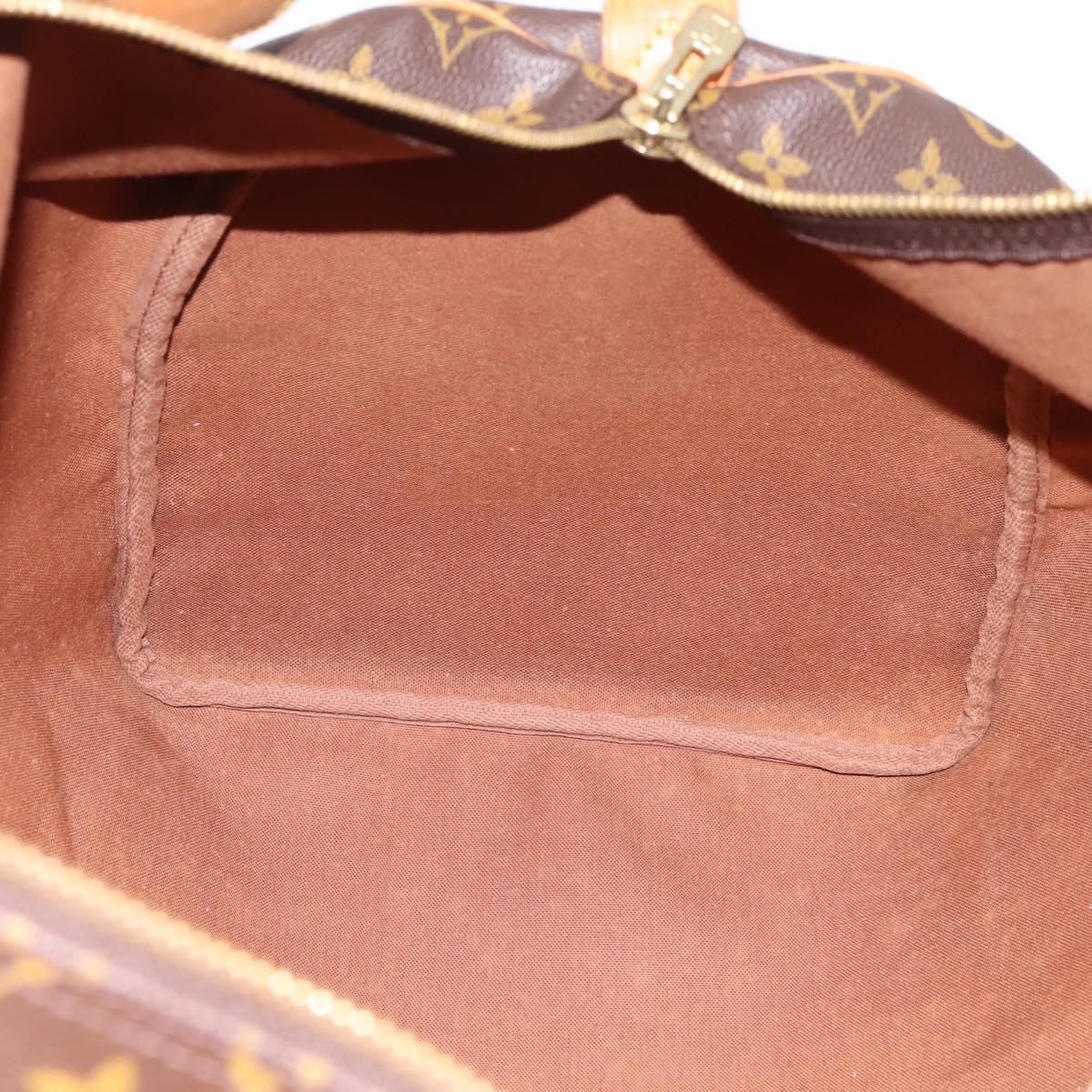 LOUIS VUITTON Monogram Keepall 55 Boston Bag M41424 LV Auth ka5627