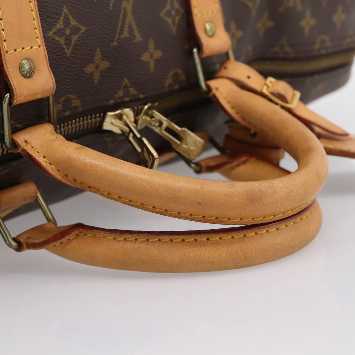 LOUIS VUITTON Monogram Keepall 55 Boston Bag M41424 LV Auth ka5627