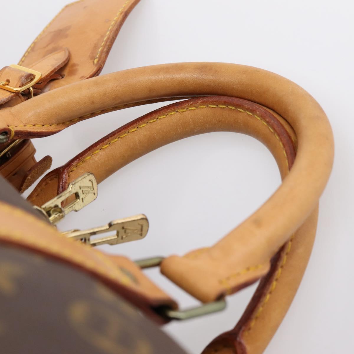 LOUIS VUITTON Monogram Keepall 55 Boston Bag M41424 LV Auth ka5627