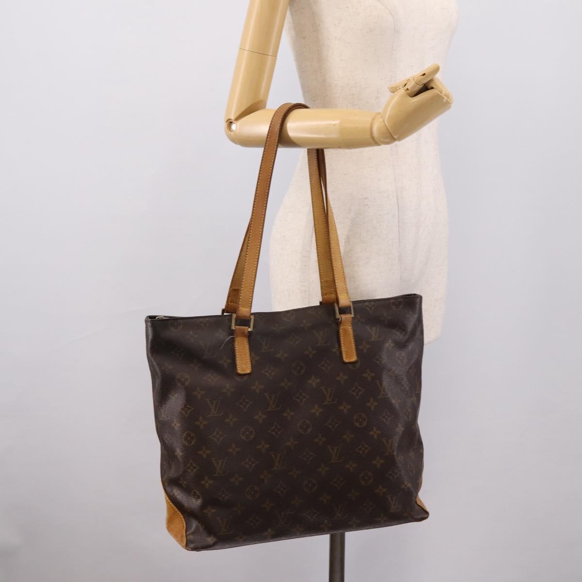 LOUIS VUITTON Monogram Cabas Mezzo Tote Bag M51151 LV Auth ka5628