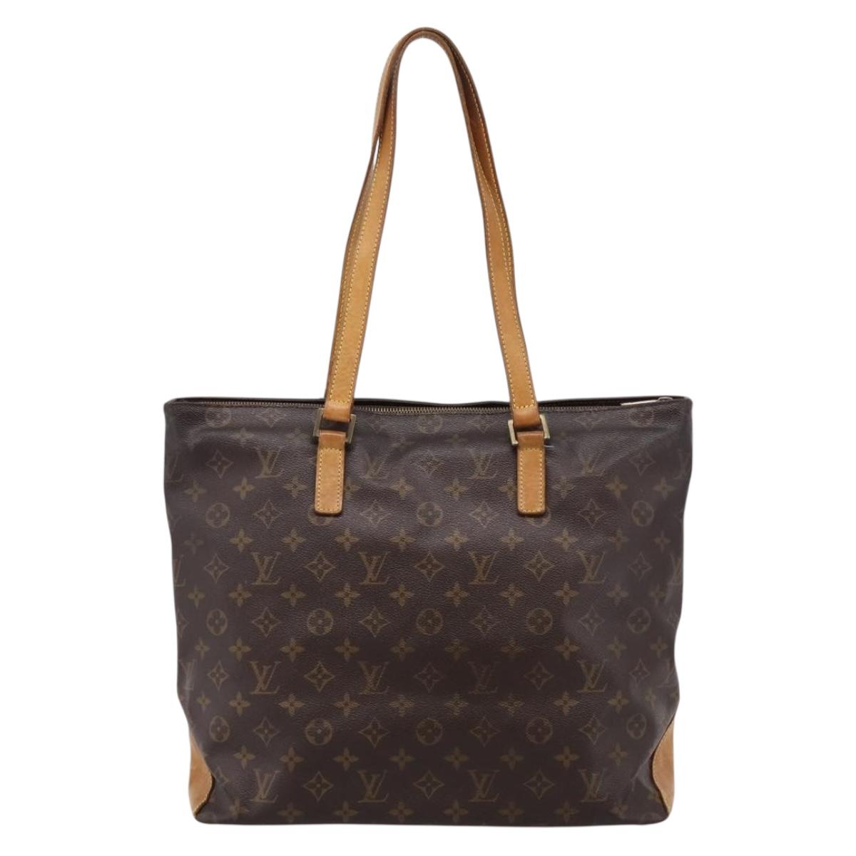 LOUIS VUITTON Monogram Cabas Mezzo Tote Bag M51151 LV Auth ka5628