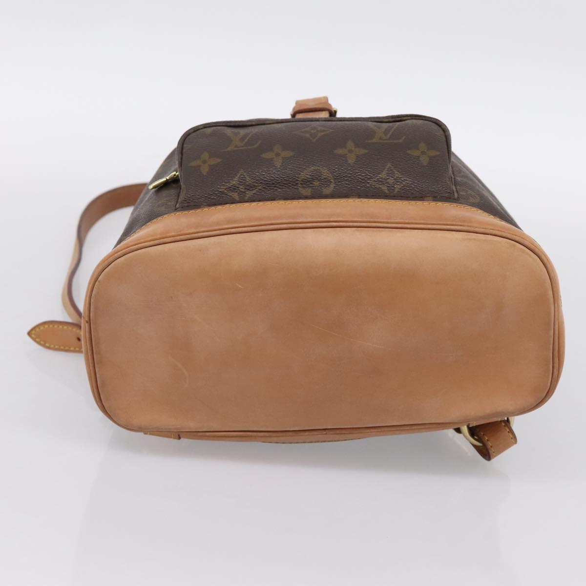 LOUIS VUITTON Monogram Montsouris MM Backpack M51136 LV Auth ka5636