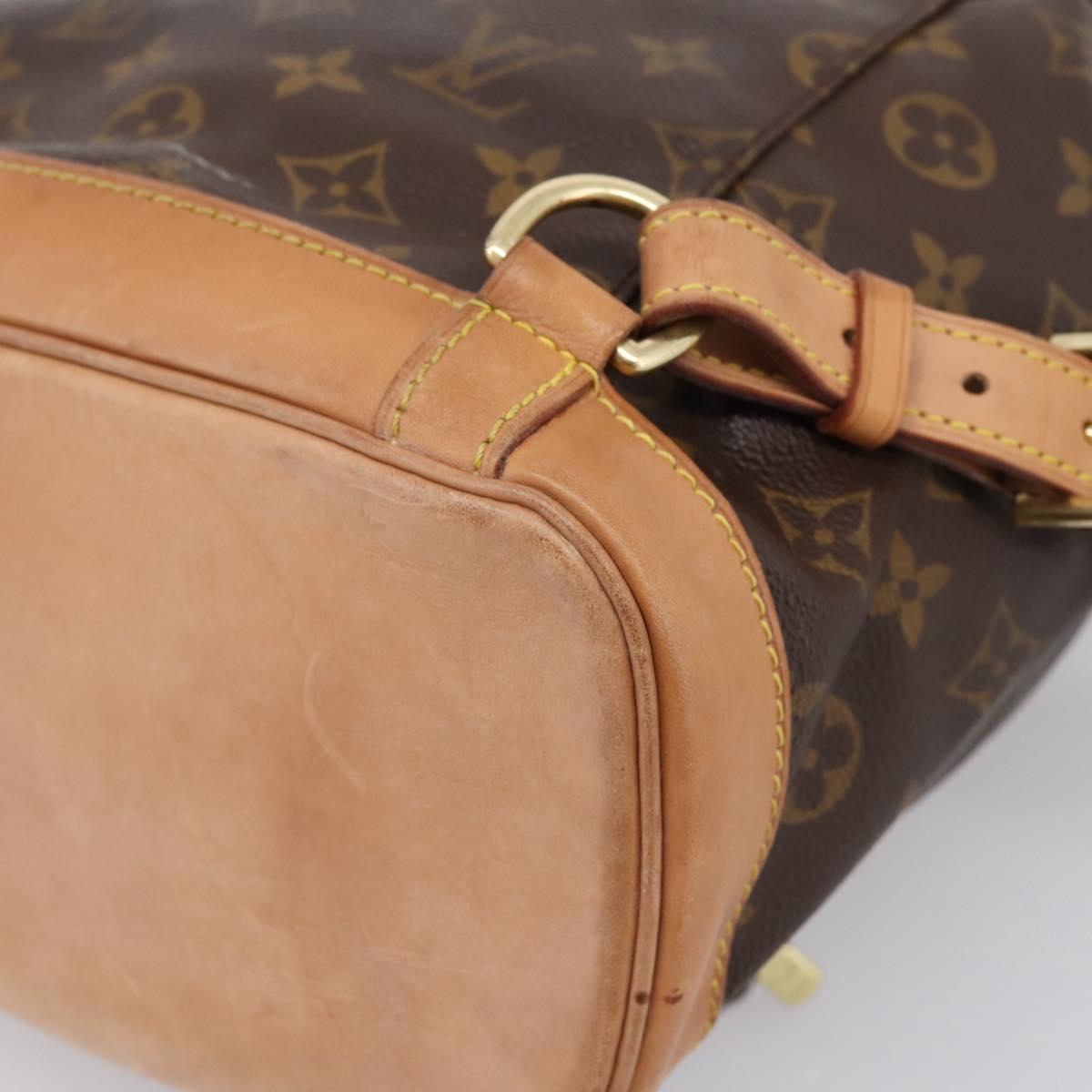 LOUIS VUITTON Monogram Montsouris MM Backpack M51136 LV Auth ka5636