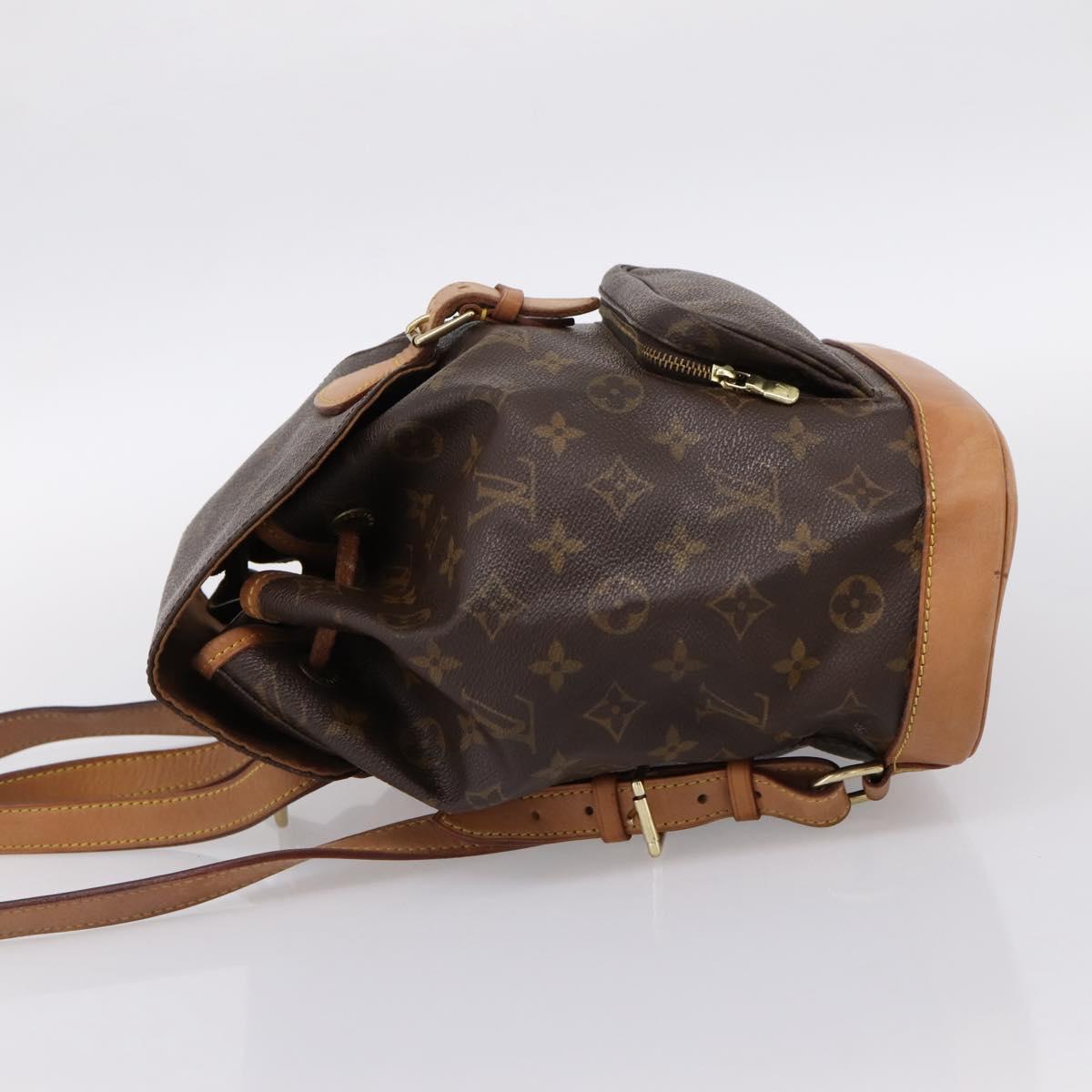 LOUIS VUITTON Monogram Montsouris MM Backpack M51136 LV Auth ka5636