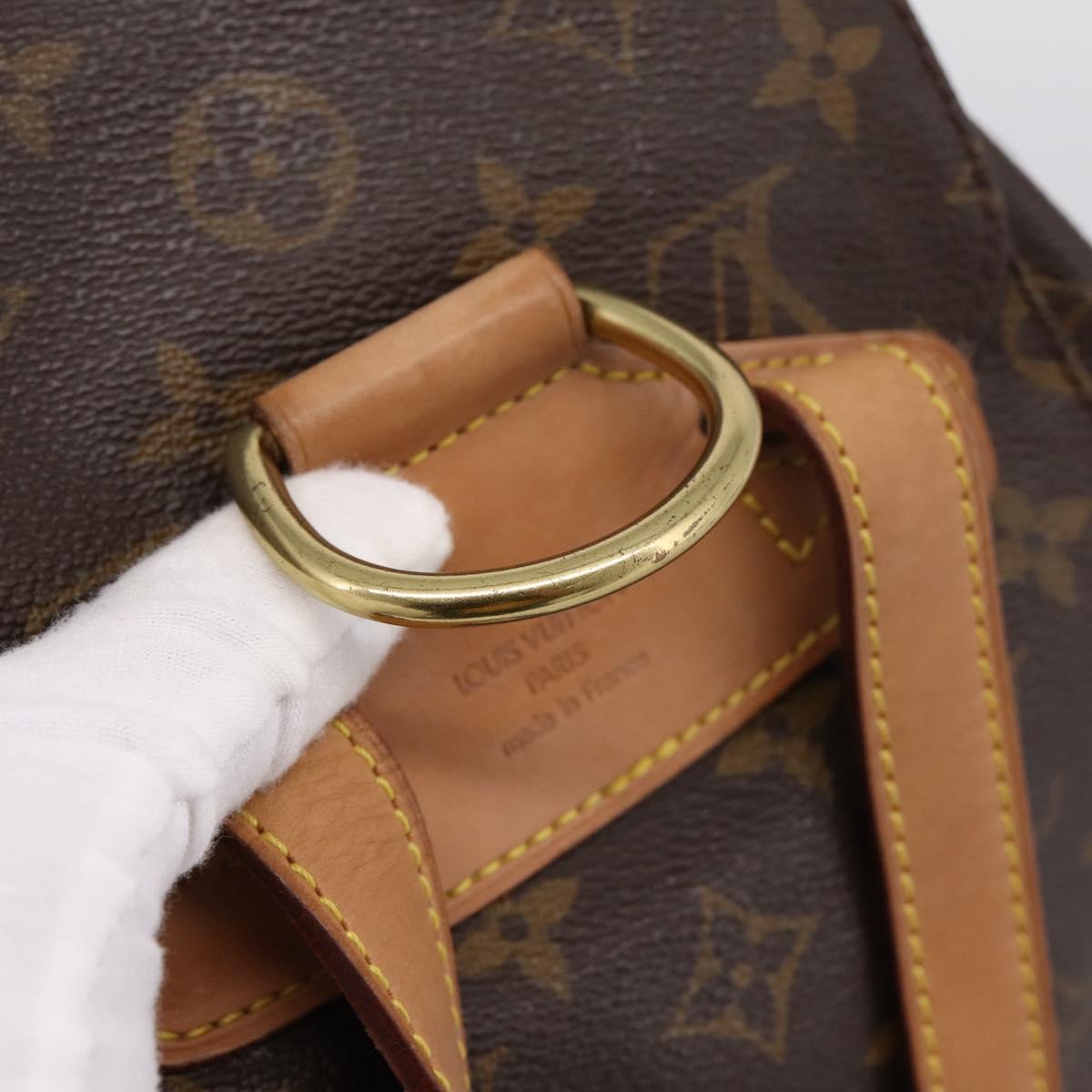 LOUIS VUITTON Monogram Montsouris MM Backpack M51136 LV Auth ka5636