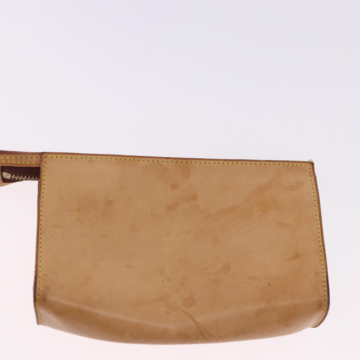 LOUIS VUITTON Monogram Vinyl Cabas Ambre PM Tote Bag Brown M92502 LV Auth ka5637