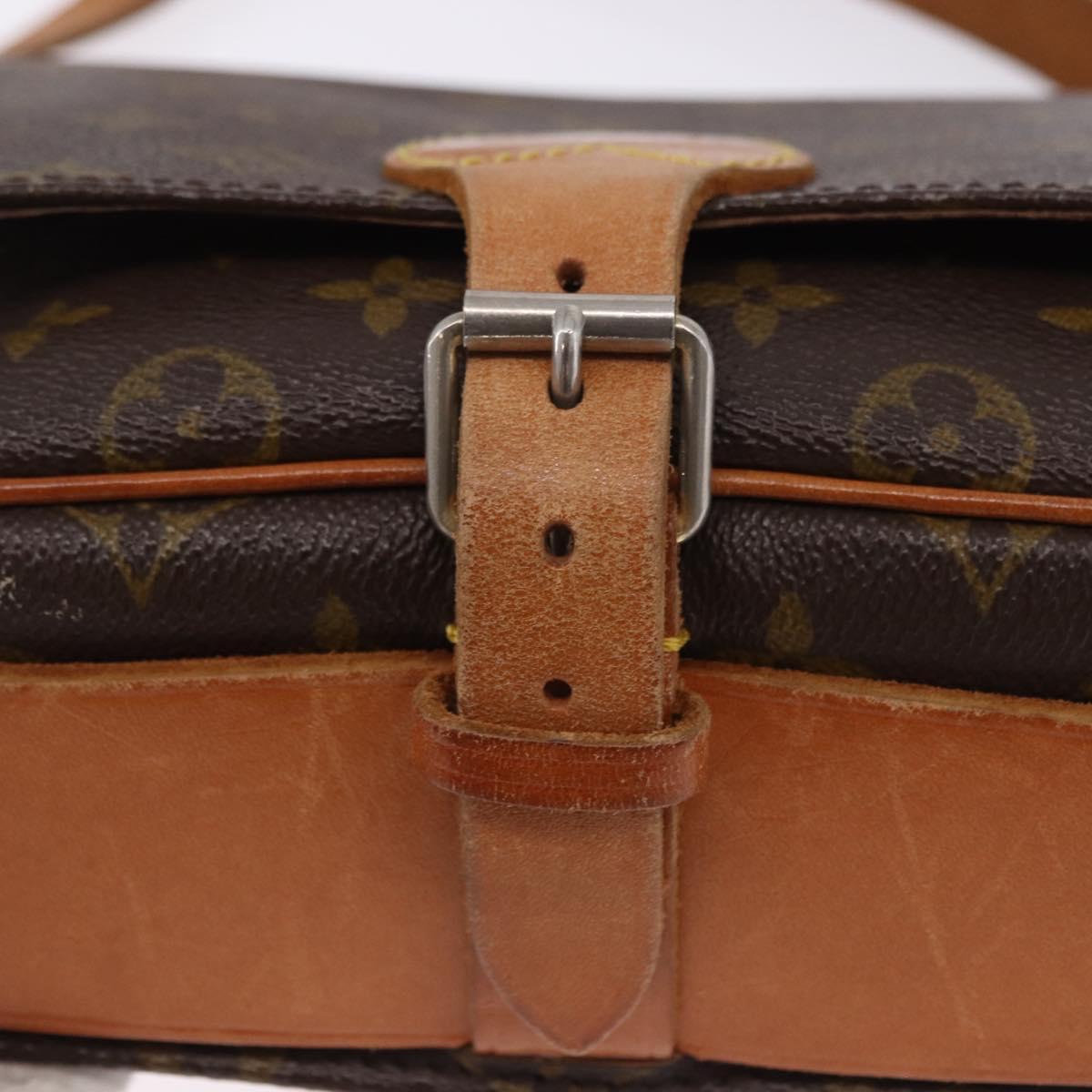 LOUIS VUITTON Monogram Cartouchiere MM Shoulder Bag M51253 LV Auth ka5638