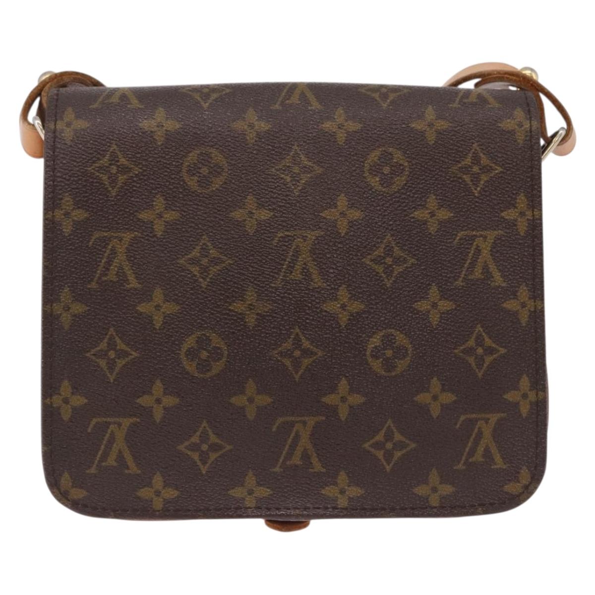 LOUIS VUITTON Monogram Cartouchiere MM Shoulder Bag M51253 LV Auth ka5638