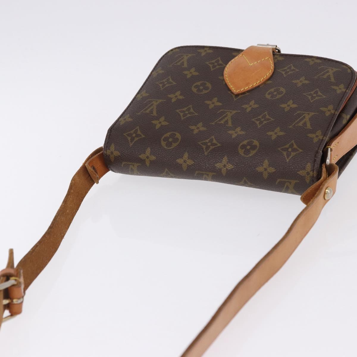 LOUIS VUITTON Monogram Cartouchiere MM Shoulder Bag M51253 LV Auth ka5638