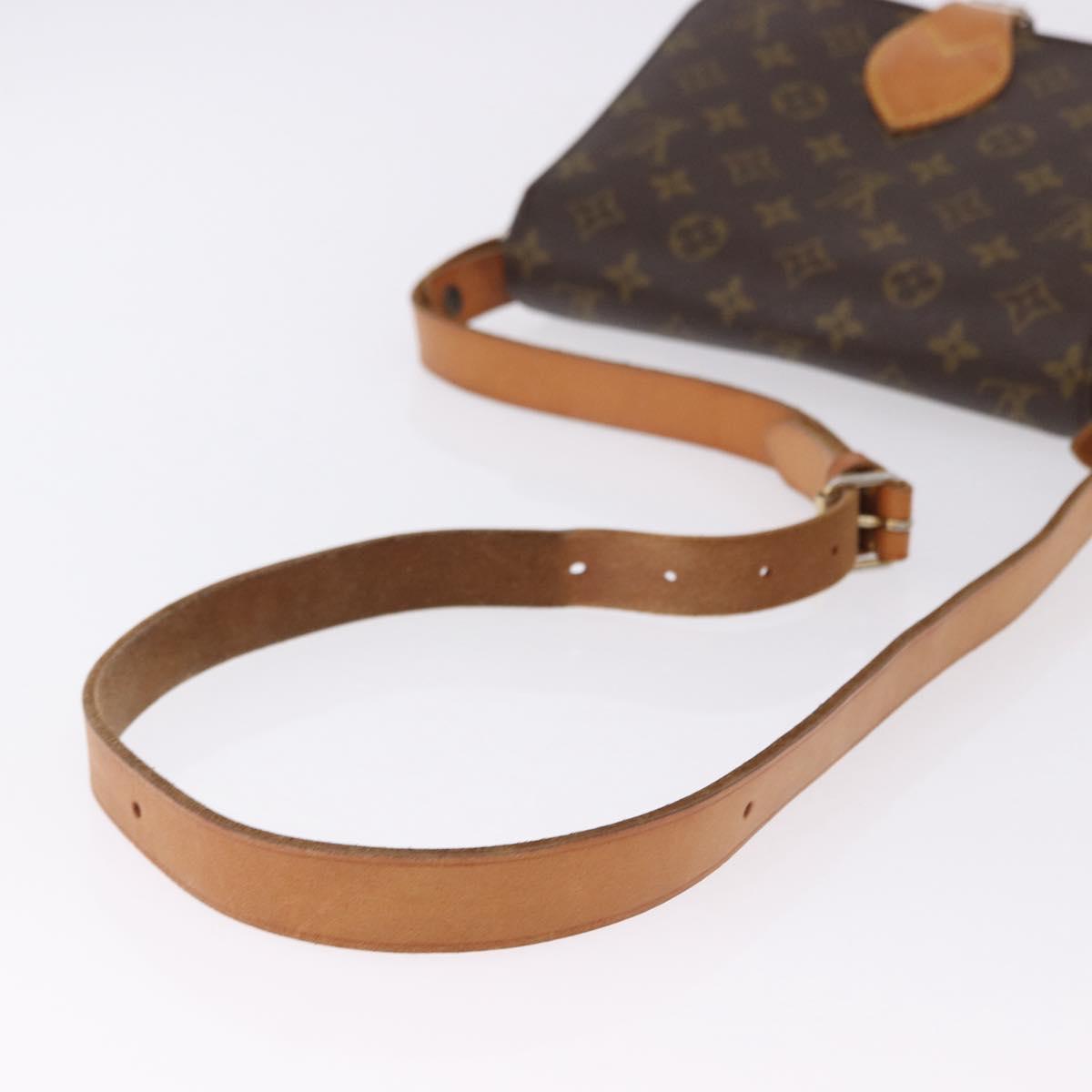 LOUIS VUITTON Monogram Cartouchiere MM Shoulder Bag M51253 LV Auth ka5638