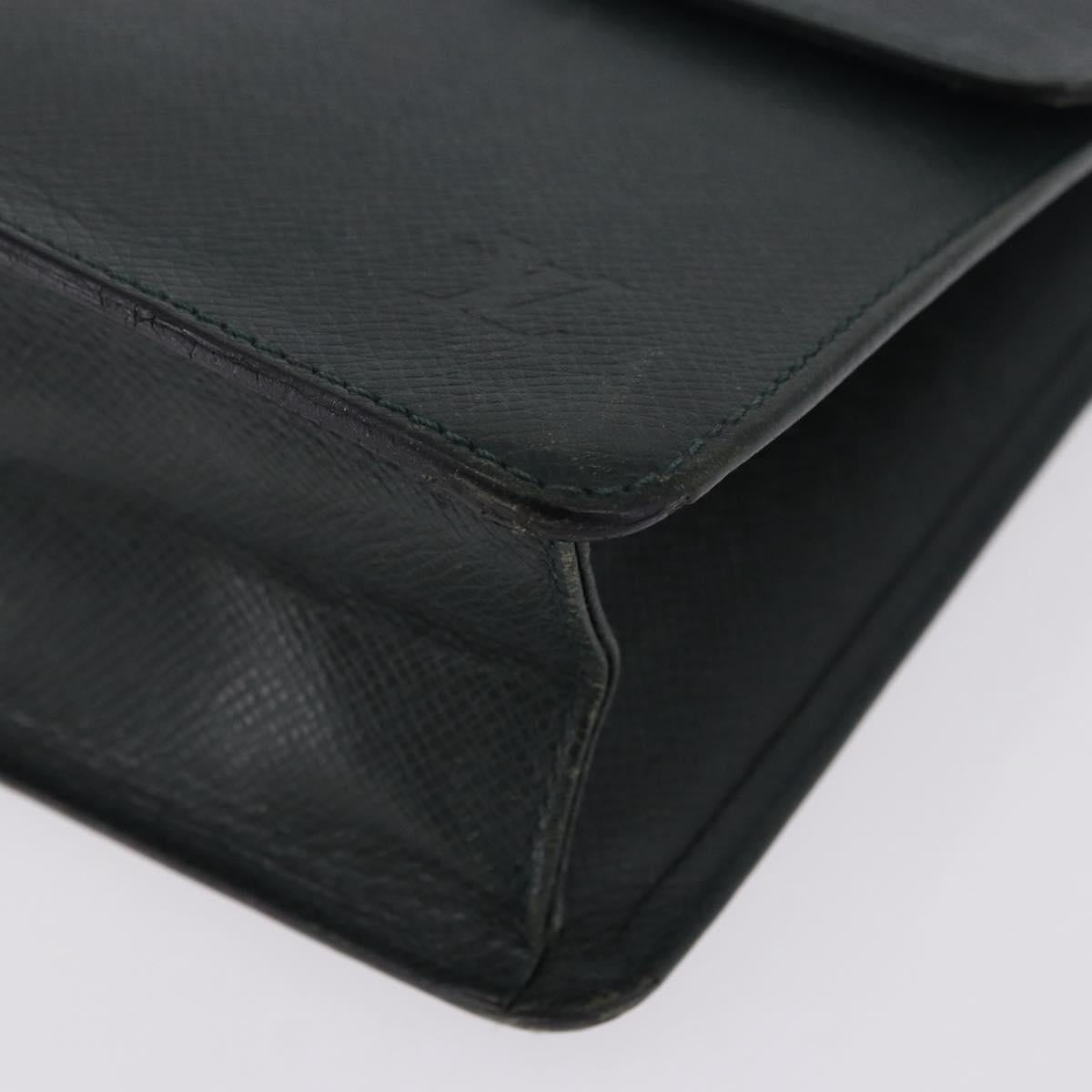 LOUIS VUITTON Taiga Pochette Kourad Clutch Bag Epicea M30194 LV Auth ka5641