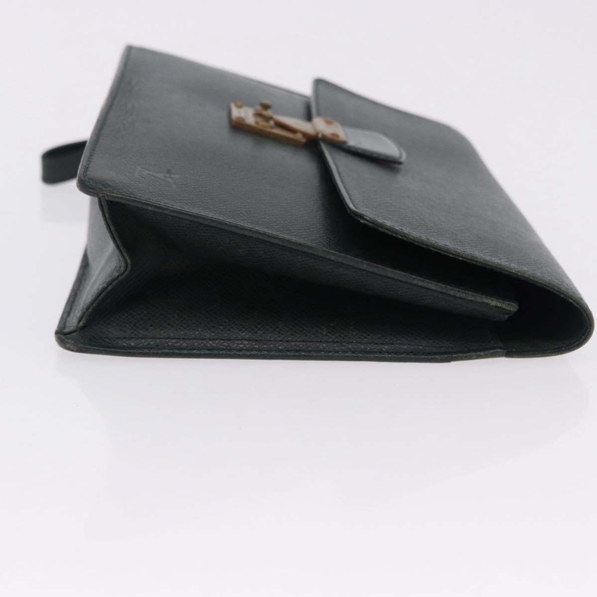 LOUIS VUITTON Taiga Pochette Kourad Clutch Bag Epicea M30194 LV Auth ka5641