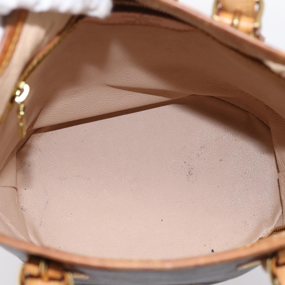 LOUIS VUITTON Monogram Bucket PM Shoulder Bag M42238 LV Auth ka5644