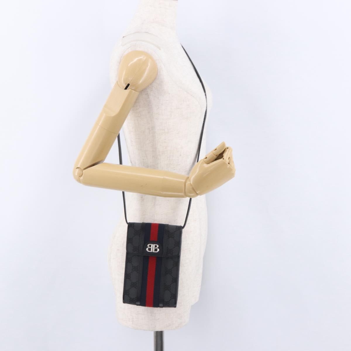 BALENCIAGA GUCCI Collaboration The Hacker Project Canvas Black Auth ka5651V