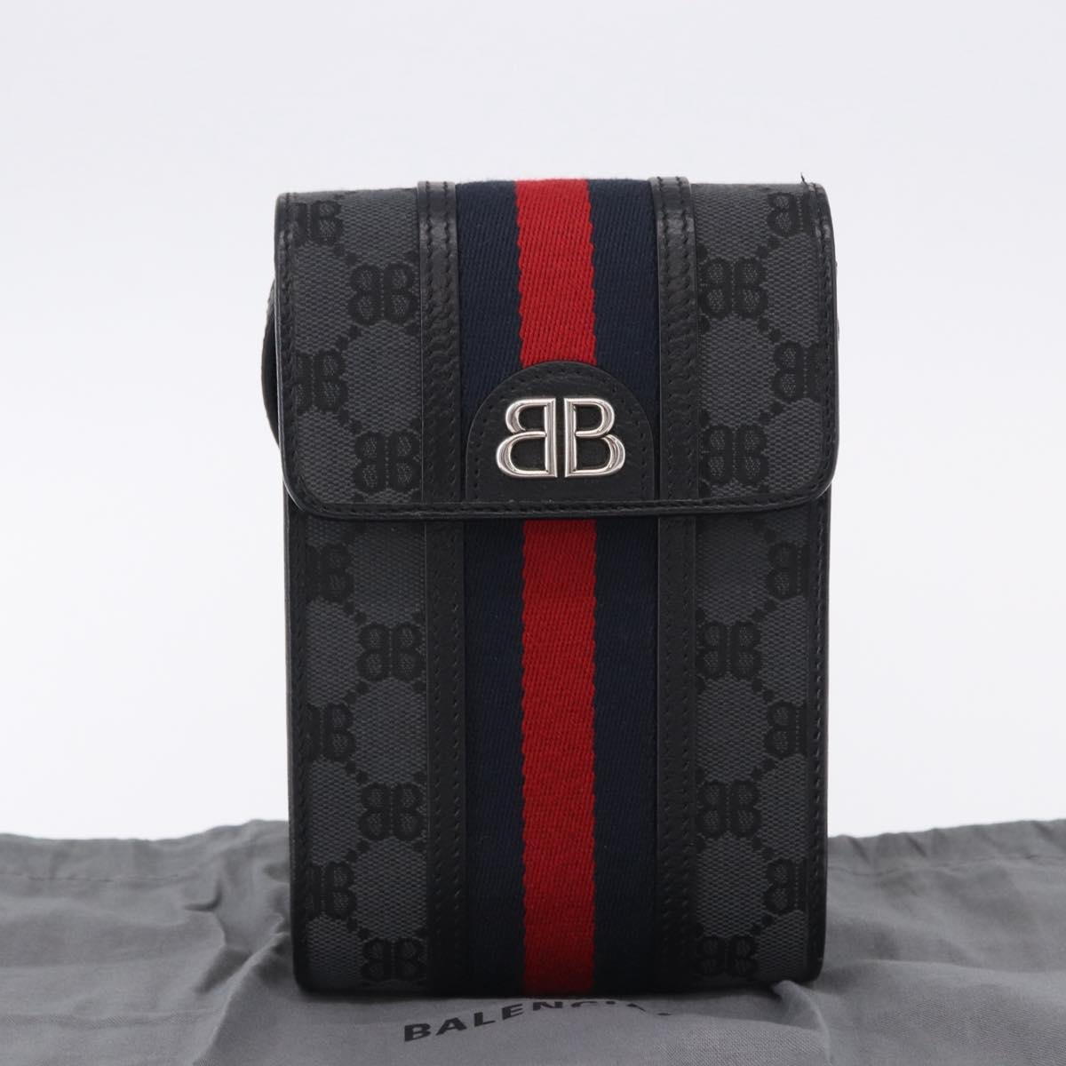 BALENCIAGA GUCCI Collaboration The Hacker Project Canvas Black Auth ka5651V