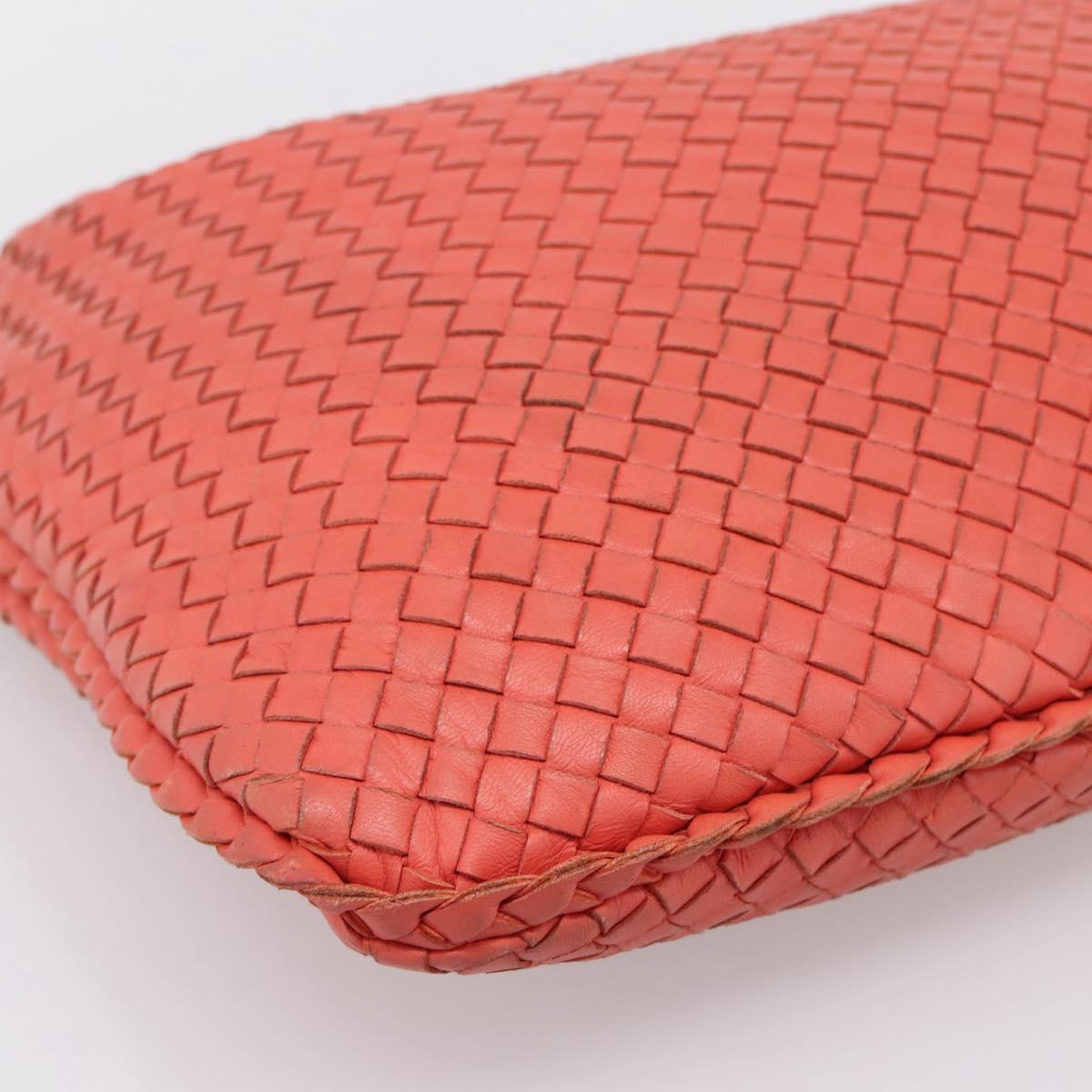 BOTTEGA VENETA INTRECCIATO Hobo Hand Bag Leather Pink 115654 Auth ka5654V
