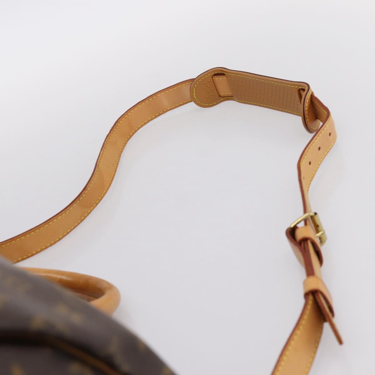 LOUIS VUITTON Monogram Keepall Bandouliere 55 Boston Bag M41414 LV Auth ka5656A