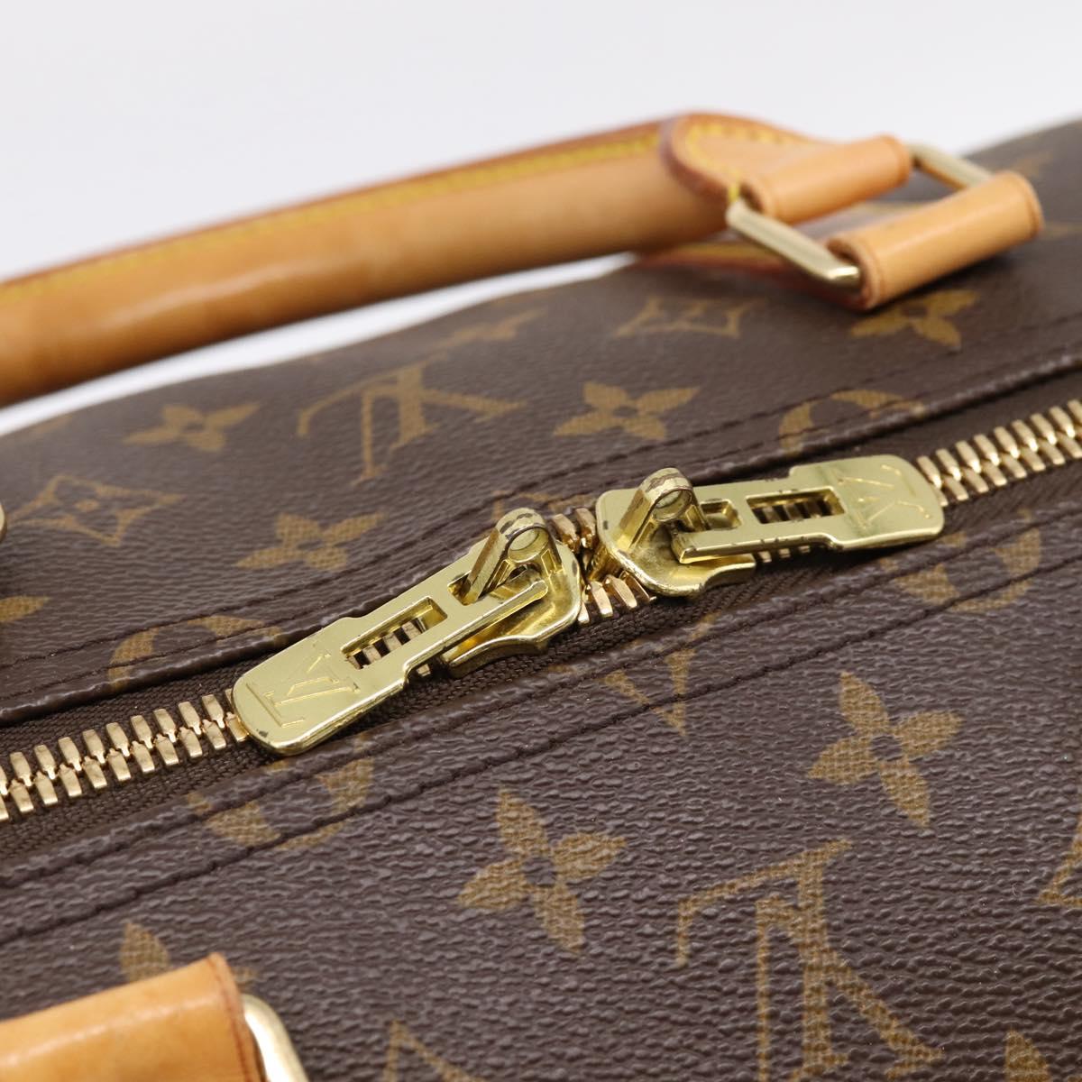 LOUIS VUITTON Monogram Keepall Bandouliere 55 Boston Bag M41414 LV Auth ka5656A