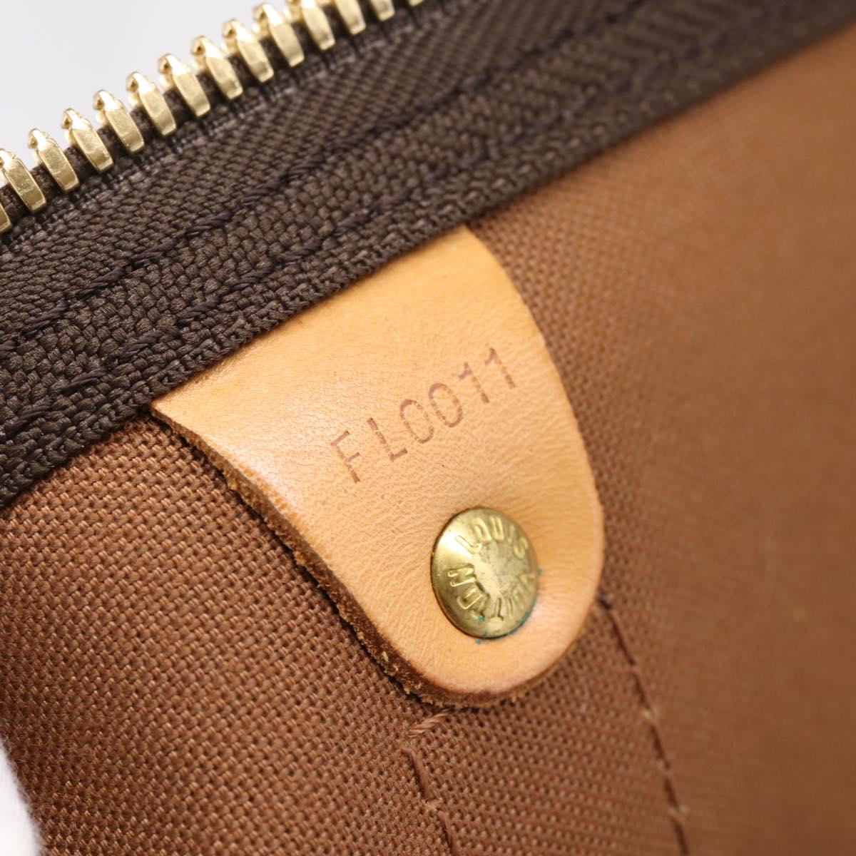 LOUIS VUITTON Monogram Keepall Bandouliere 55 Boston Bag M41414 LV Auth ka5656A