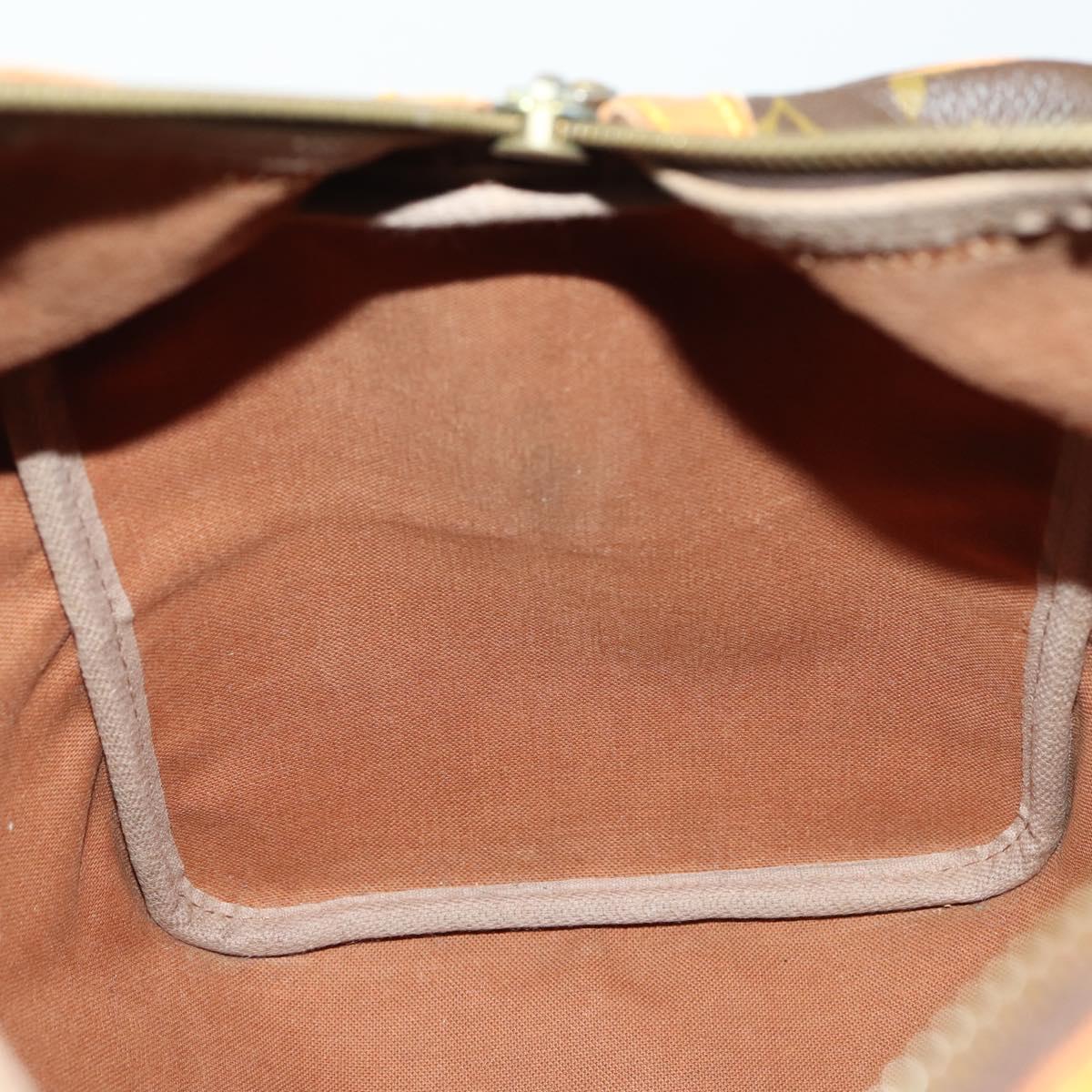 LOUIS VUITTON Monogram Sac Souple 35 Boston Bag M41626 LV Auth ka566