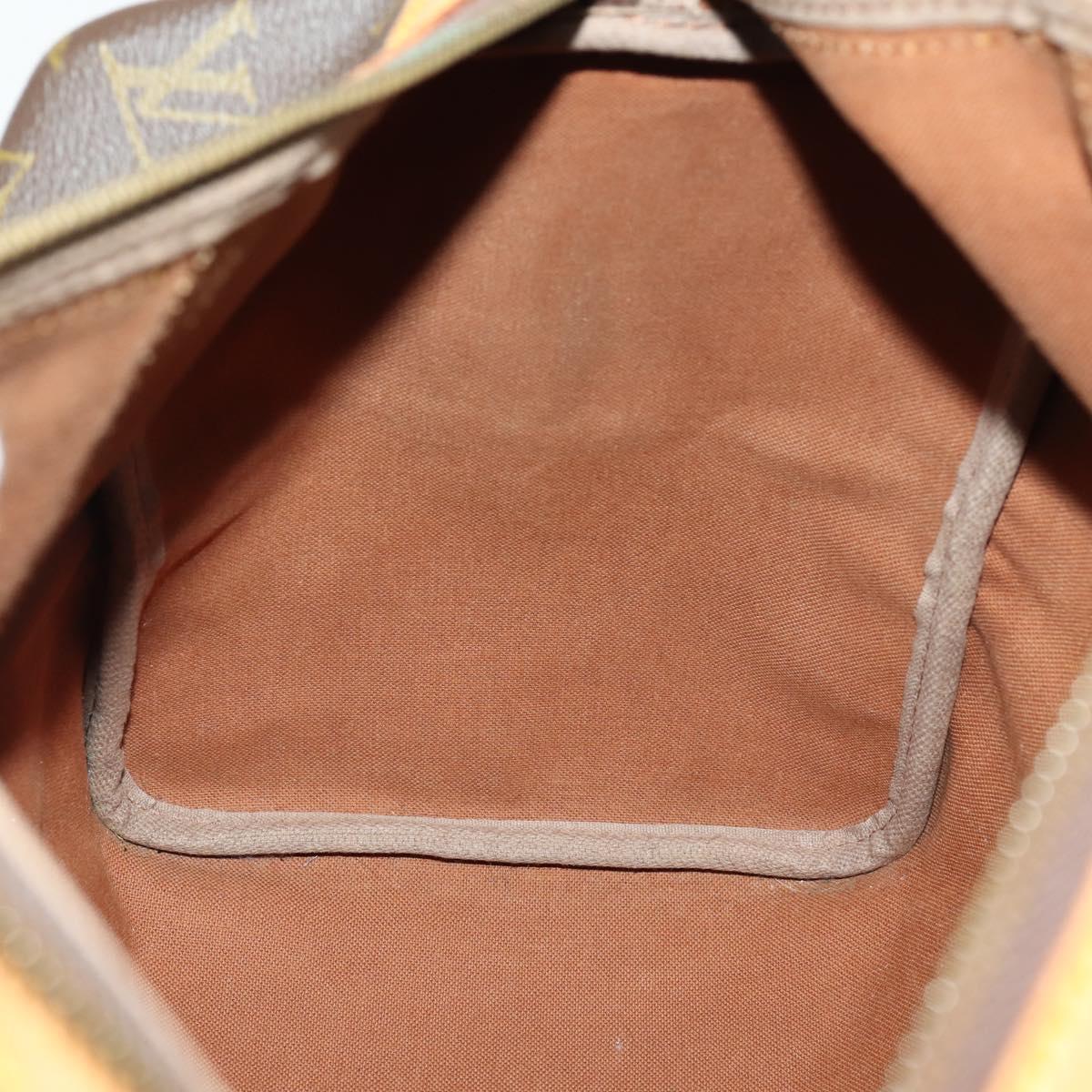 LOUIS VUITTON Monogram Sac Souple 35 Boston Bag M41626 LV Auth ka566