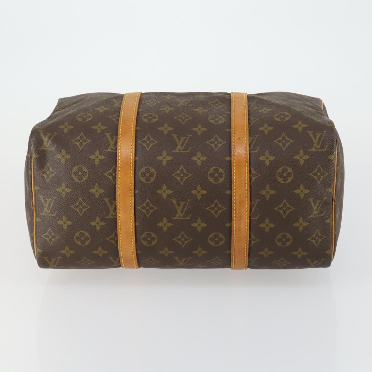 LOUIS VUITTON Monogram Sac Souple 35 Boston Bag M41626 LV Auth ka566