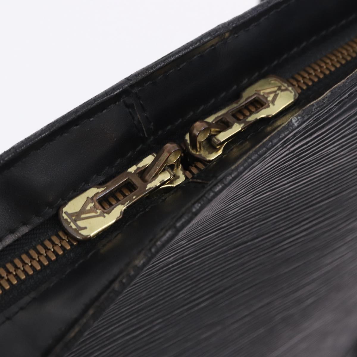 LOUIS VUITTON Epi Lussac Shoulder Bag Black M52282 LV Auth ka5660