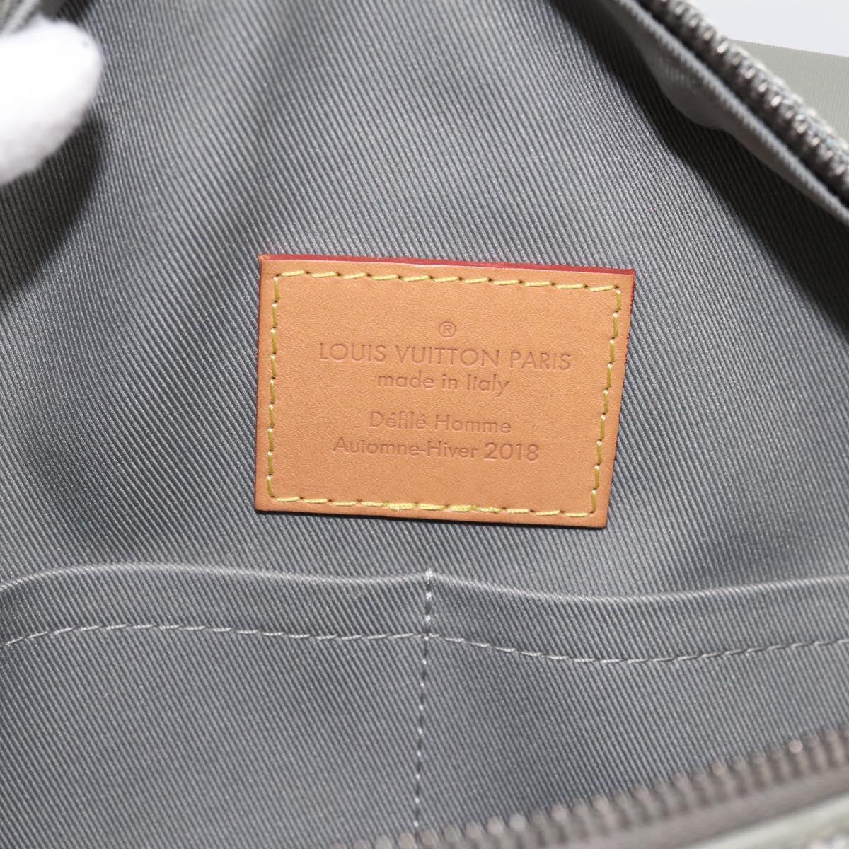 LOUIS VUITTON Monogram Titanium Messenger PM Bag Gray M43889 LV Auth ka5662V