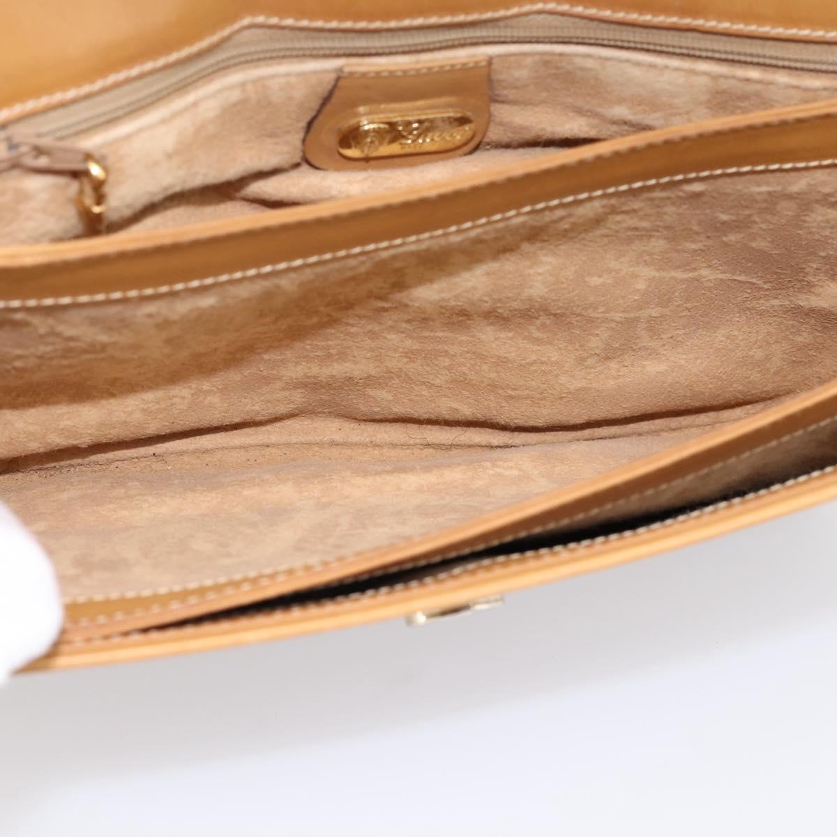 GUCCI Micro GG Supreme Shoulder Bag PVC Beige Gold 004 106 0024 Auth ka5666