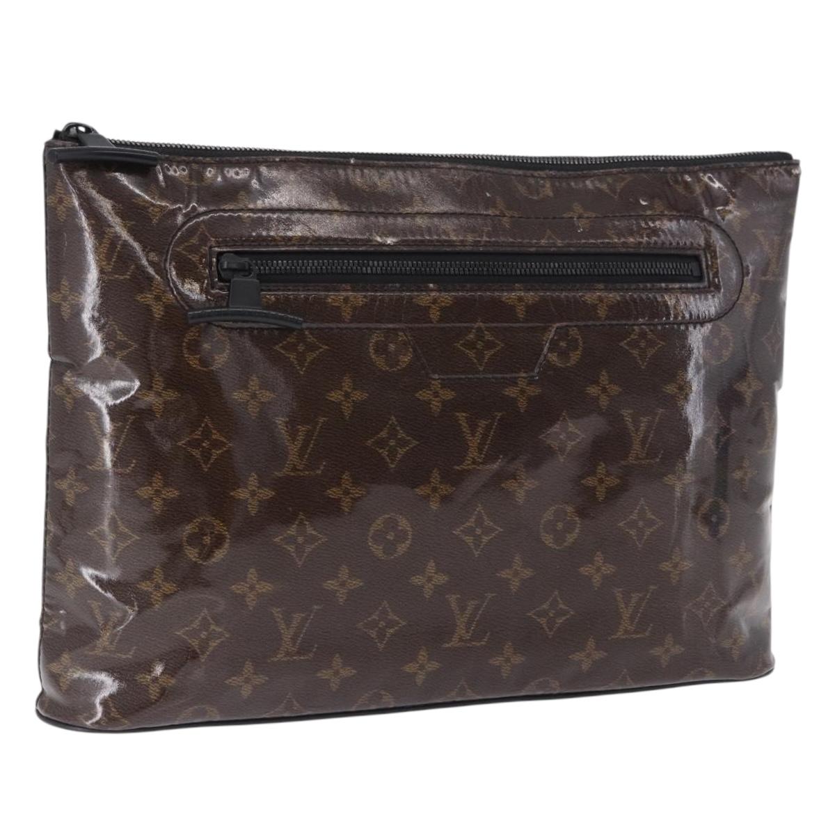 LOUIS VUITTON Monogram Glaze Pochette Cosmos Clutch Bag M63271 LV Auth ka5667