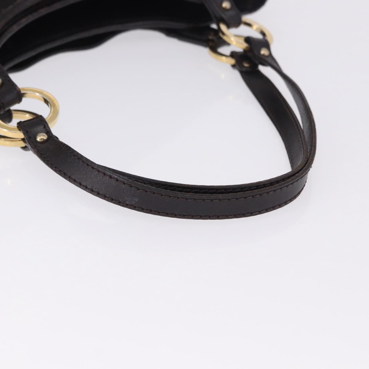 FENDI Zucca Canvas Tote Bag Brown Black Auth ka5668