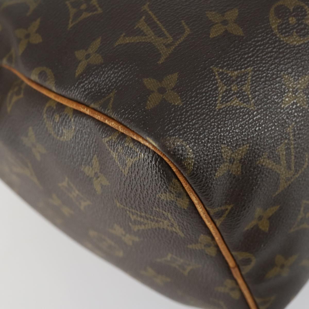 LOUIS VUITTON Monogram Speedy 30 Hand Bag M41526 LV Auth ka567