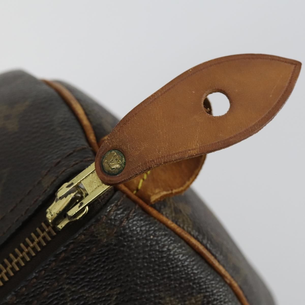 LOUIS VUITTON Monogram Speedy 30 Hand Bag M41526 LV Auth ka567