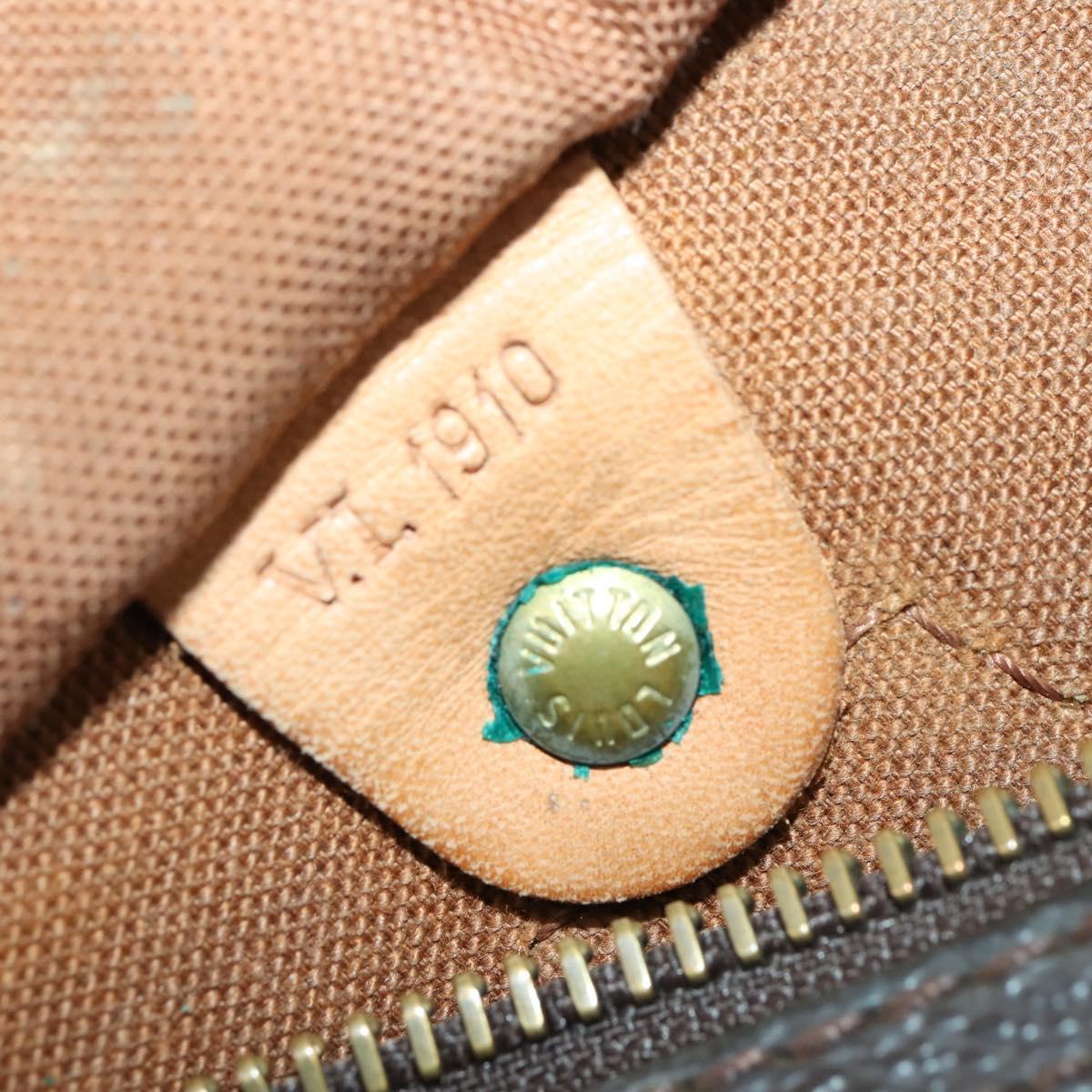 LOUIS VUITTON Monogram Speedy 30 Hand Bag M41526 LV Auth ka567