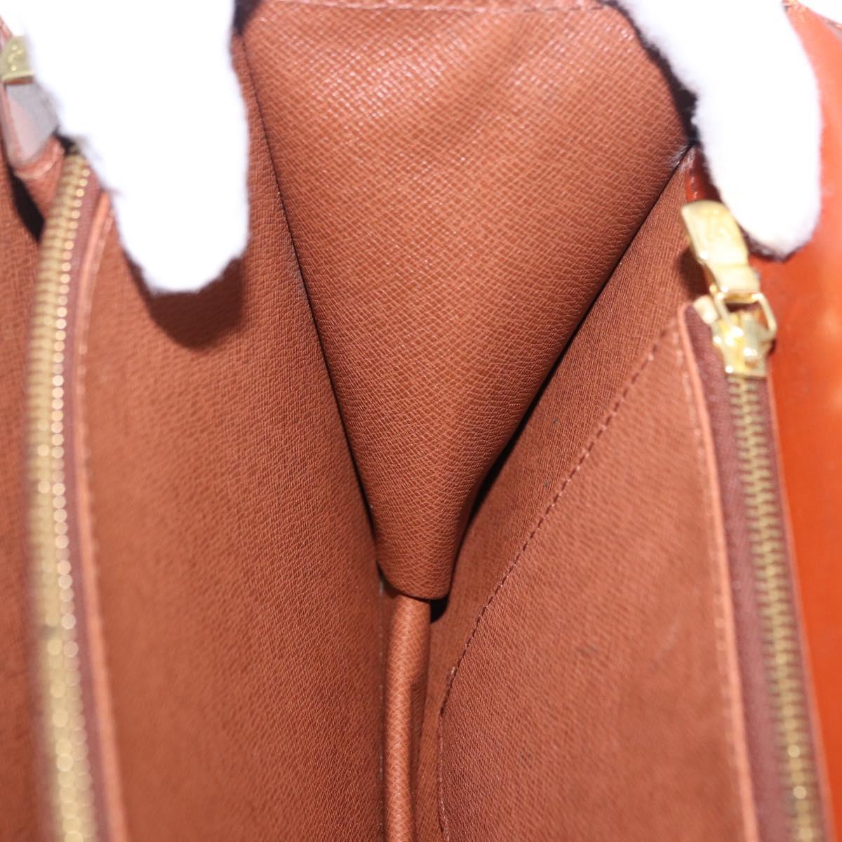 LOUIS VUITTON Epi Concorde Hand Bag Brown M52133 LV Auth ka5678