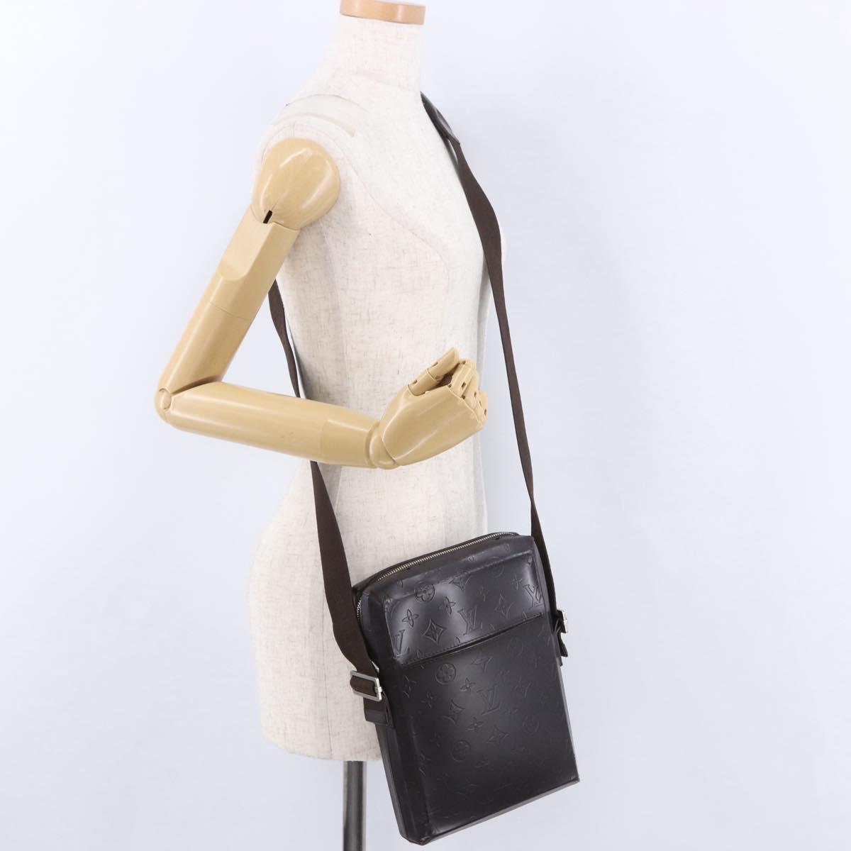 LOUIS VUITTON Monogram Lace Bobby Shoulder Bag Brown M46520 LV Auth ka5689