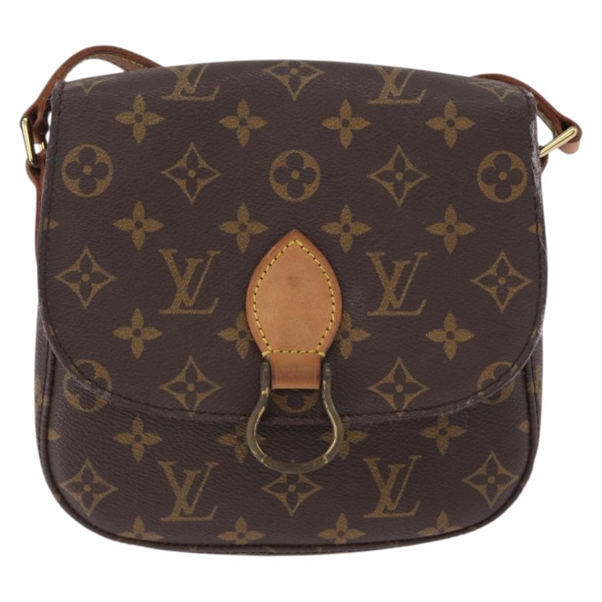 LOUIS VUITTON Monogram Saint Cloud MM Shoulder Bag M51243 LV Auth ka5692