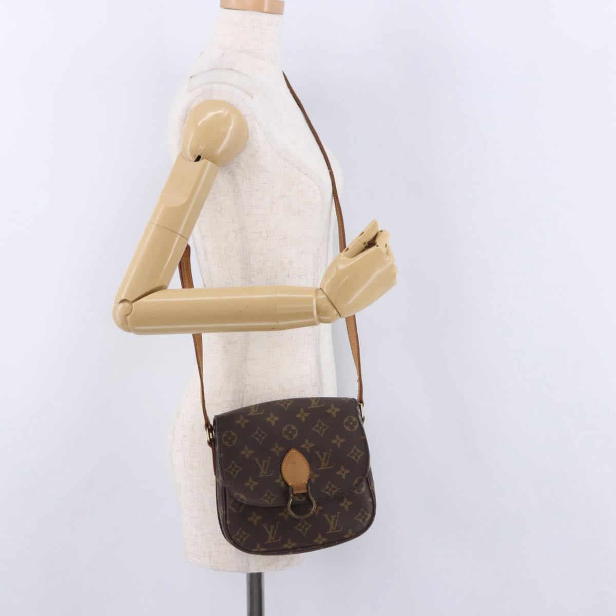 LOUIS VUITTON Monogram Saint Cloud MM Shoulder Bag M51243 LV Auth ka5692