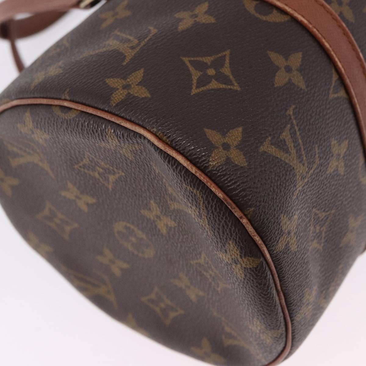 LOUIS VUITTON Monogram Papillon 30 Hand Bag M51385 LV Auth ka5696A